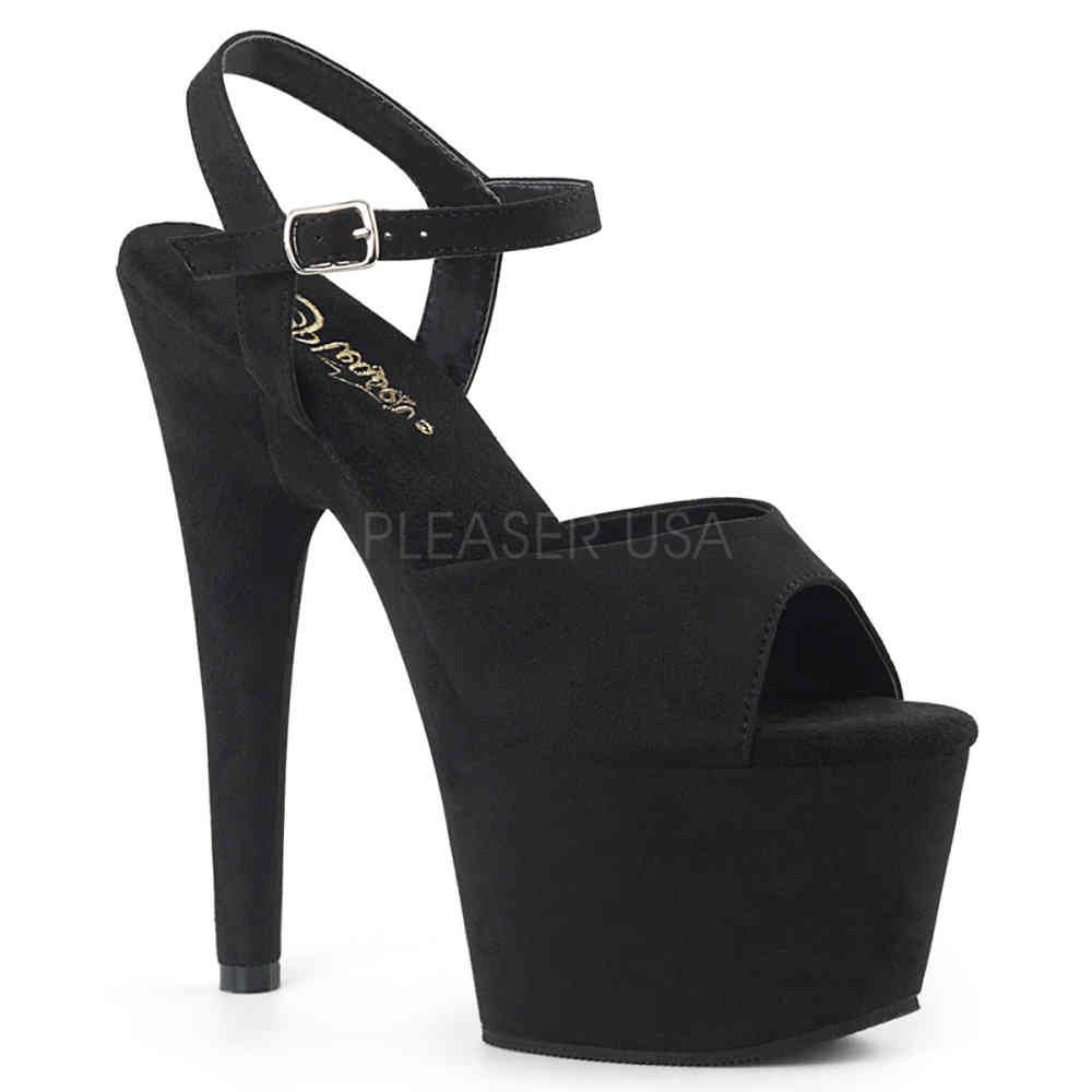 Pleaser - ADORE709FS Sandale à bride à la cheville, Pole dance chaussures - Chaussures de pole dance - Noir Product image